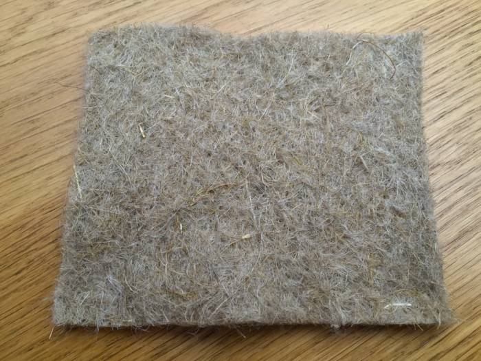 Natural flax fibre for mattresses