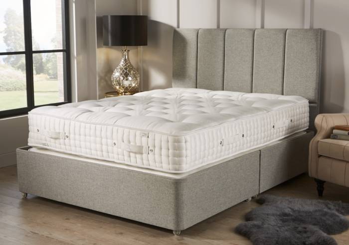 John Ryan Legacy York Stone Grey UK Natural Mattress Set 2