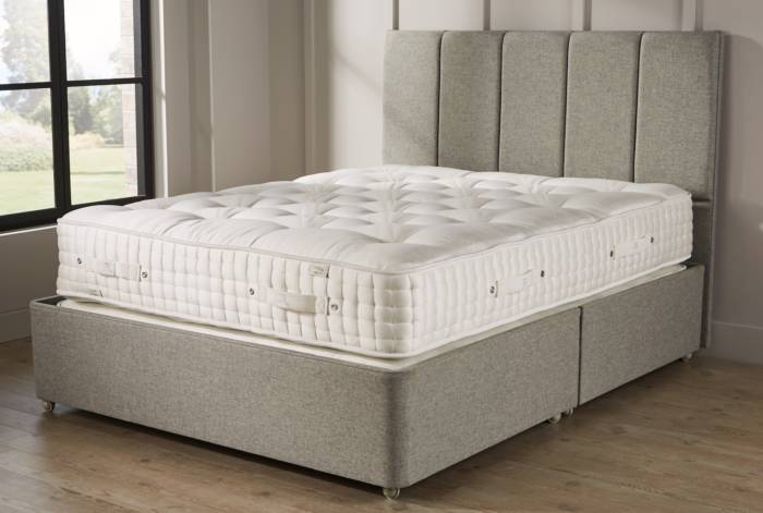 John Ryan Legacy York Stone Grey UK Natural Mattress