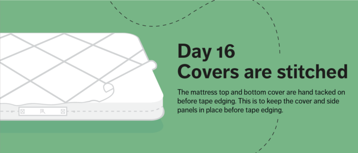 artisan mattress day sixteen