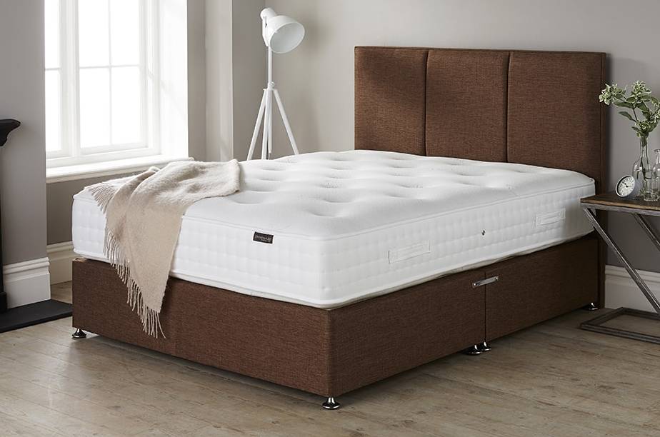 Origins Reflex mattress on Cocktail Walnut Base