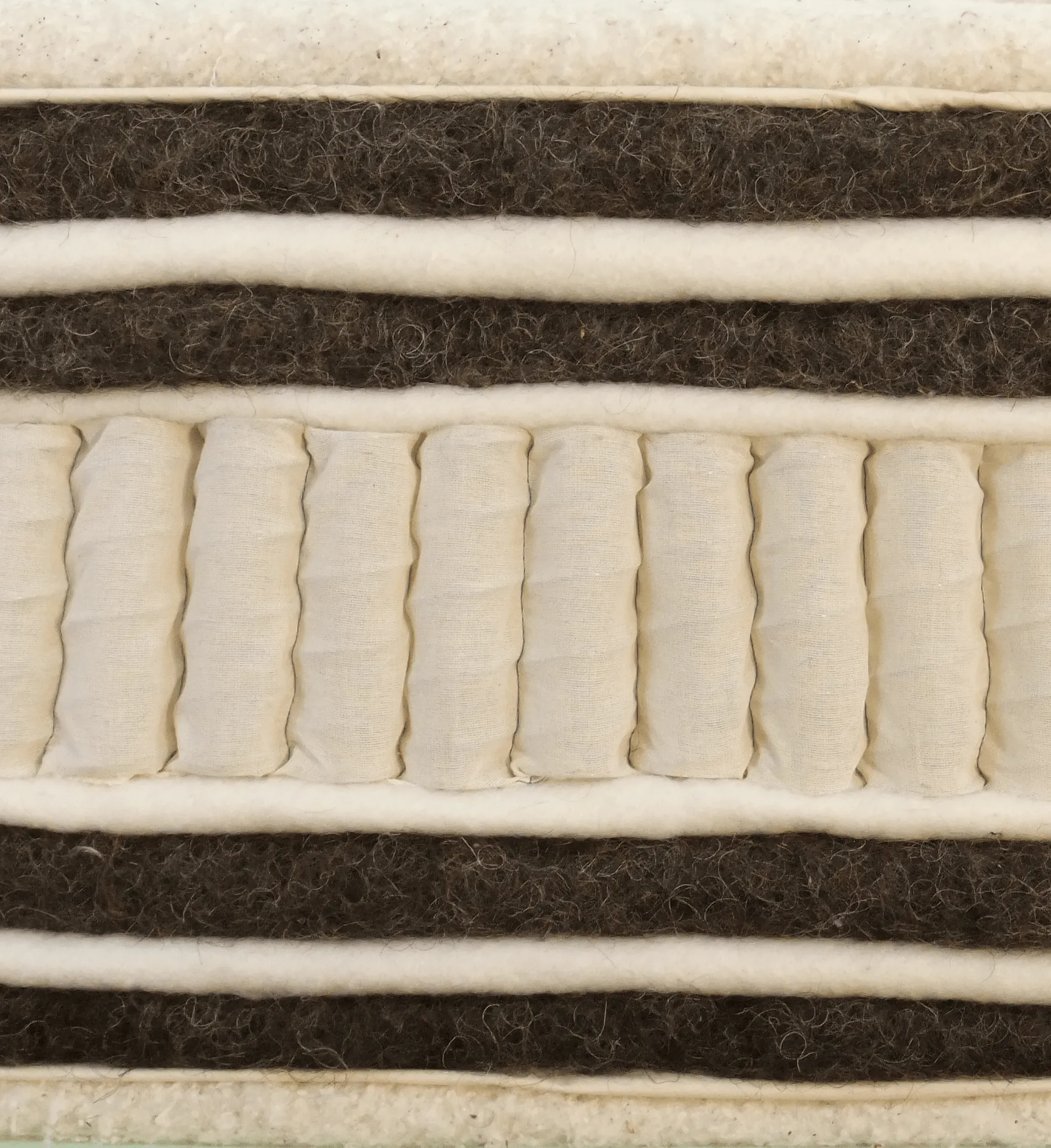 Close up of John Ryan Luxury Upholstery Layers