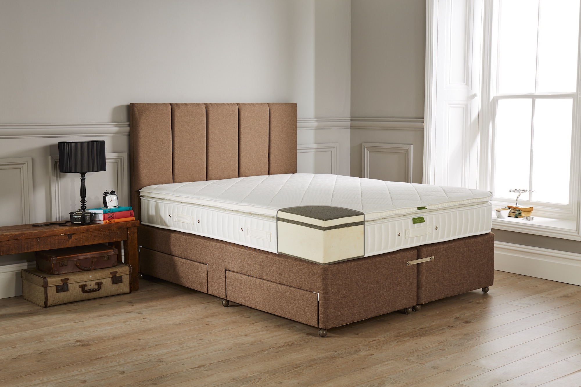 Fusion 4 mattress on Hazel Base