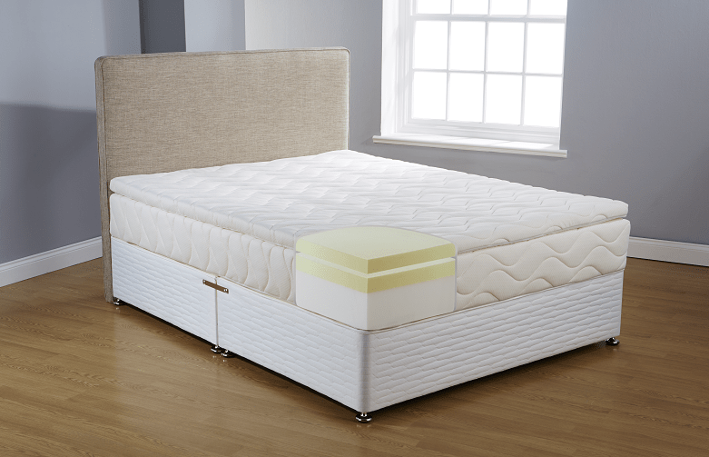 A memory foam mattress and topper