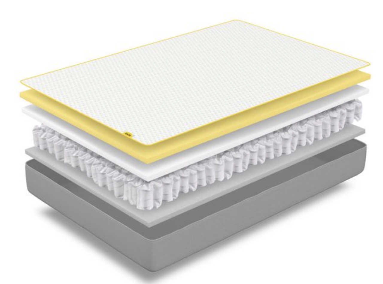 The Eve mattress hybrid cut away