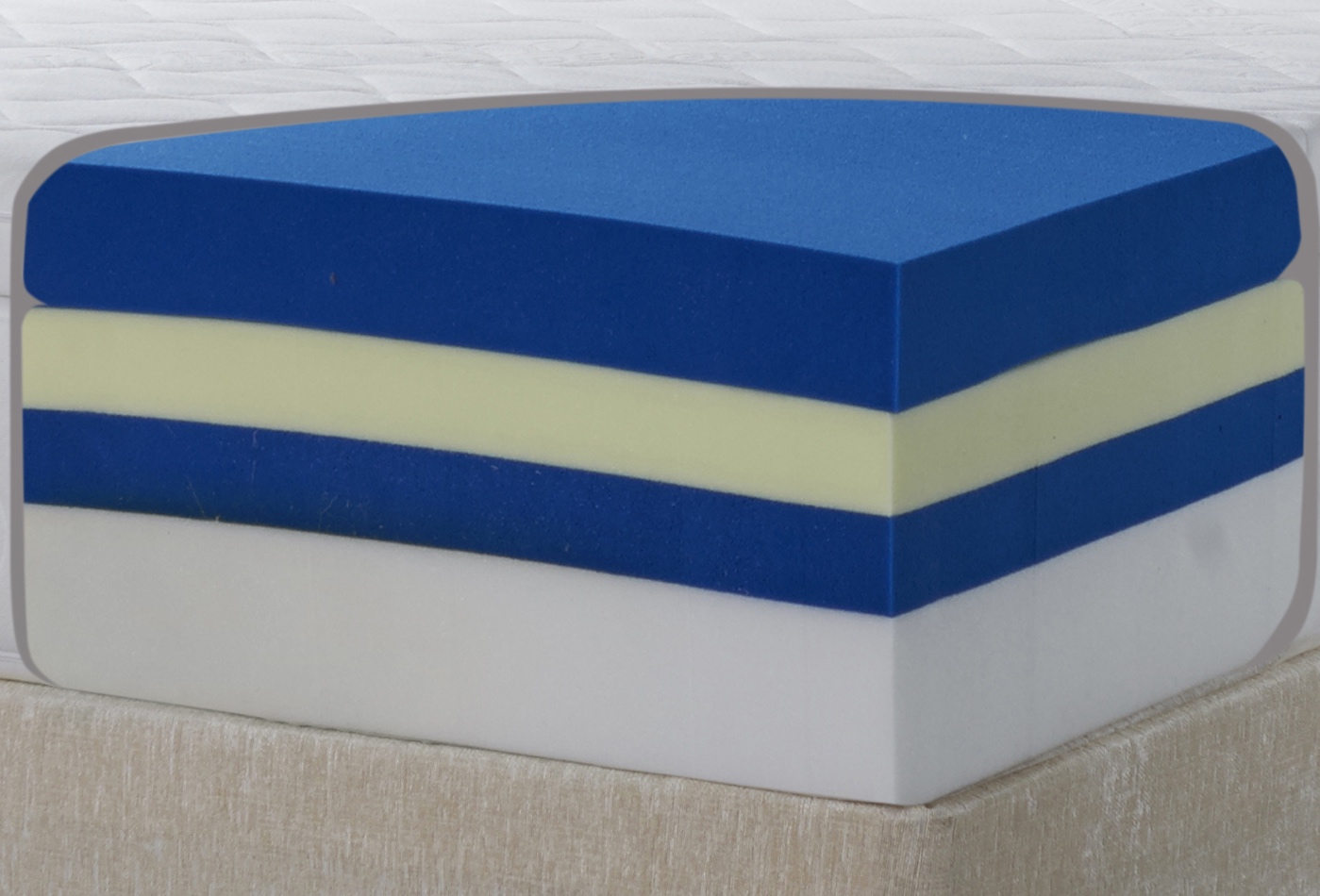 How are memory foam mattresses made