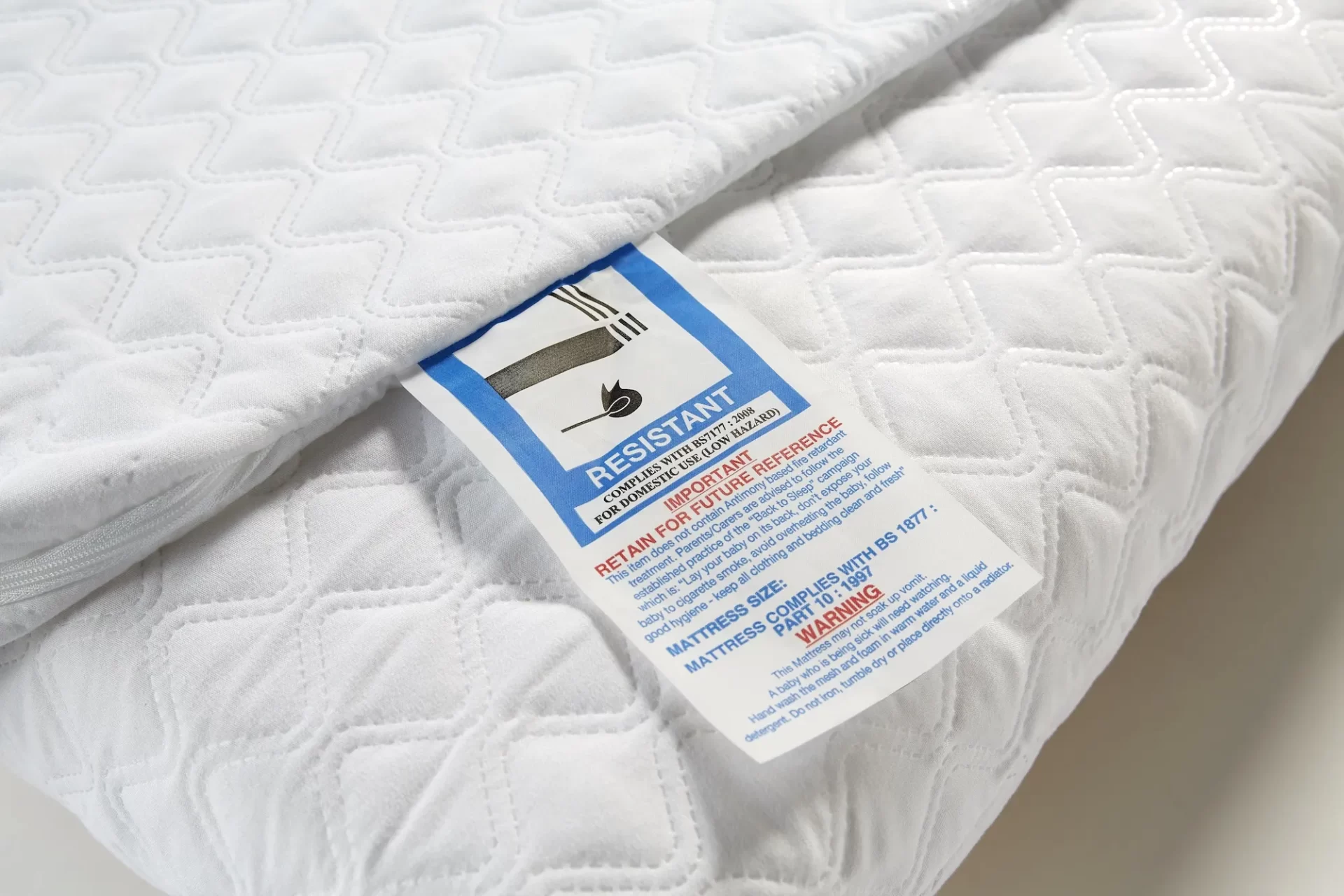 Natural cot mattress made in the UK by John Ryan By Design