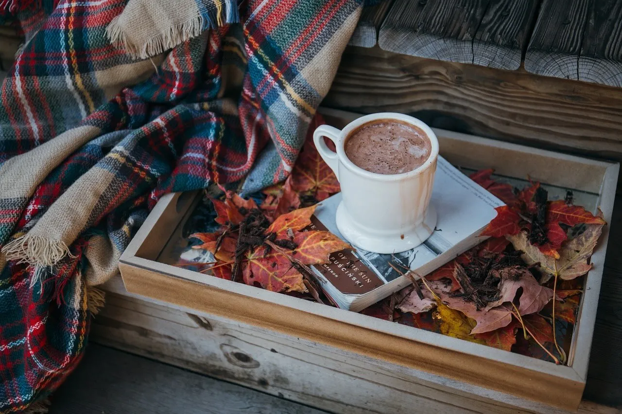 A sleepy cup of hot chocolate