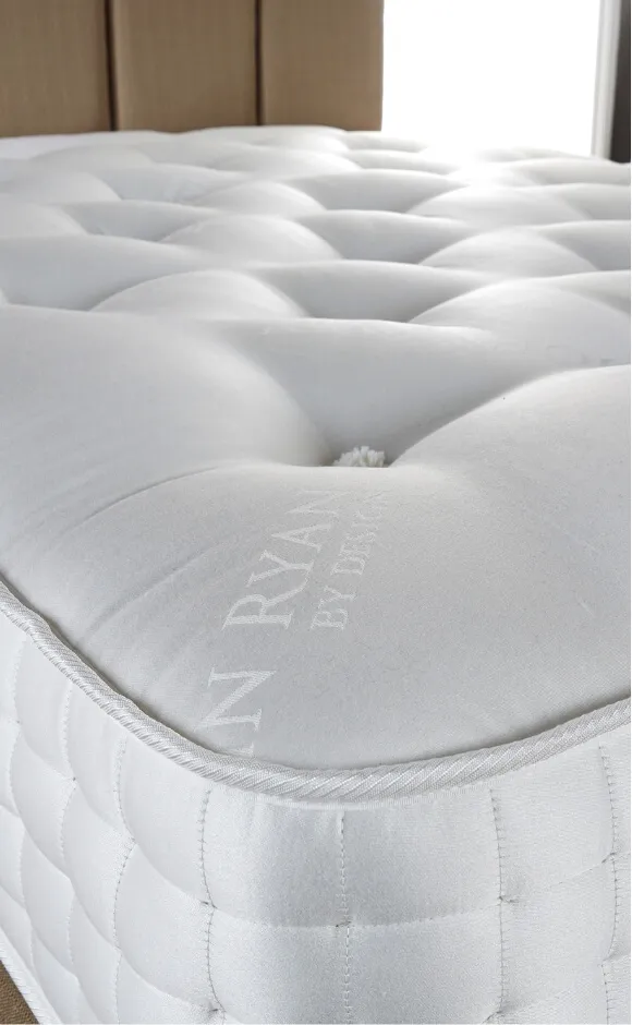 Artisan Bespoke damask firm natural mattress