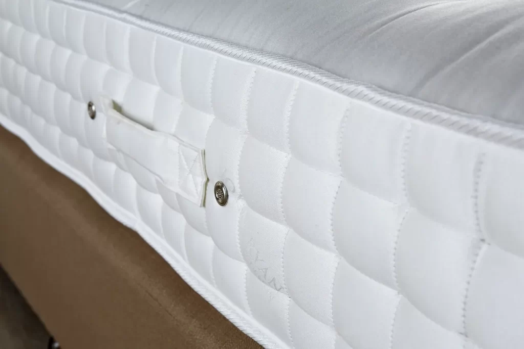 Artisan Bespoke sprung bed base close up