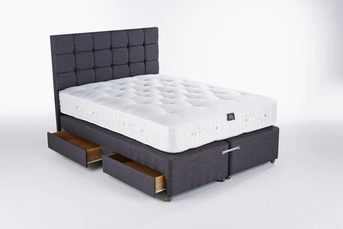 Artisan Charcoal Mattress Sprung Bed Base and Mattress