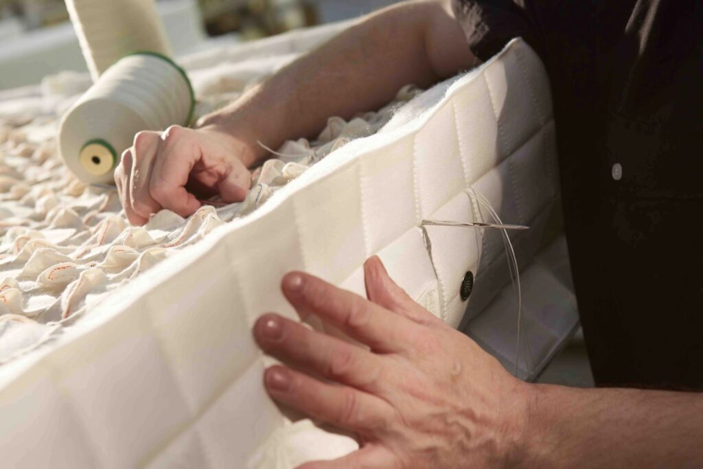 side stitching a mattress