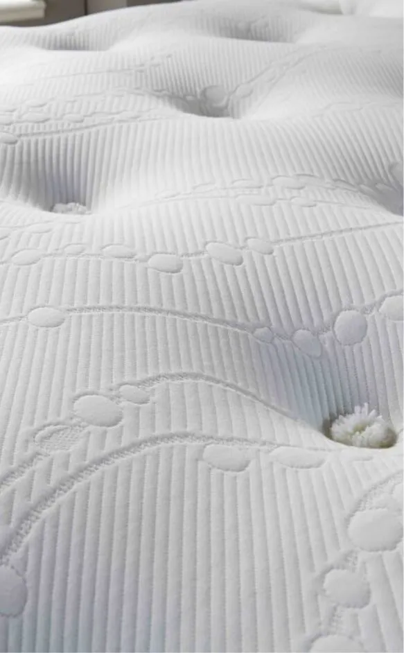 Close up of Origins Pocket Reflex mattress covering