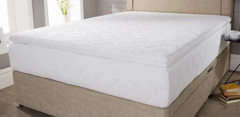 Resilience 2 bariatric mattress on an Origins Platform base in cocktail straw with Forbes headboard close view