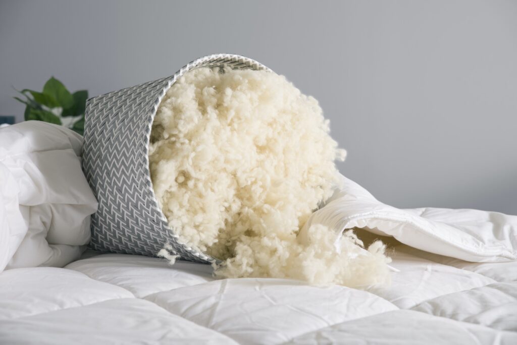 Wool duvet cover