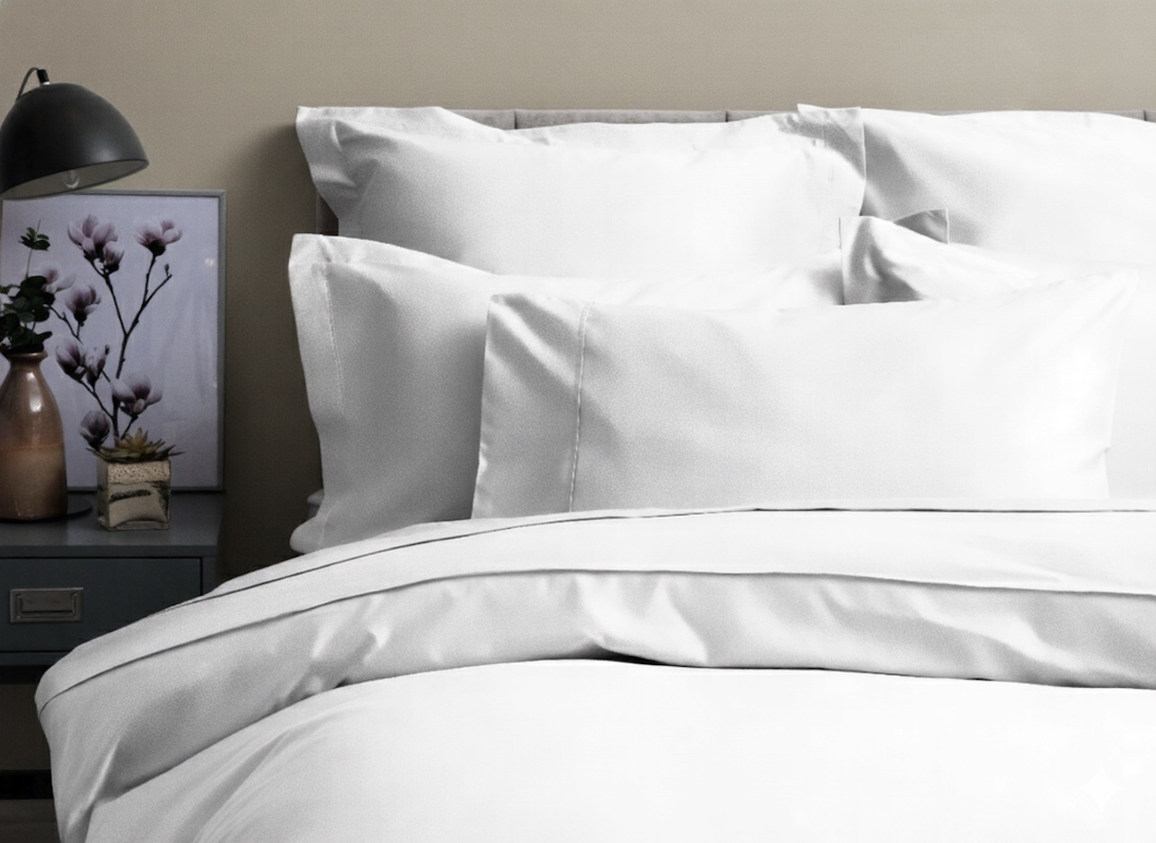 White artisan bedding pack