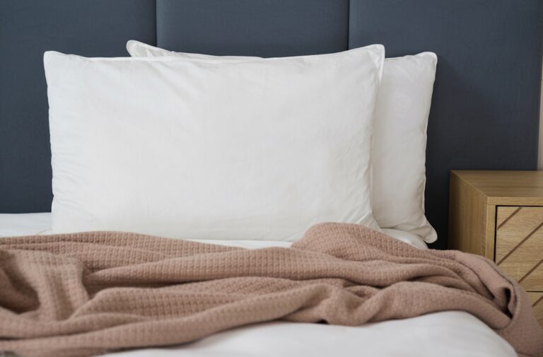 Duck feather pillows