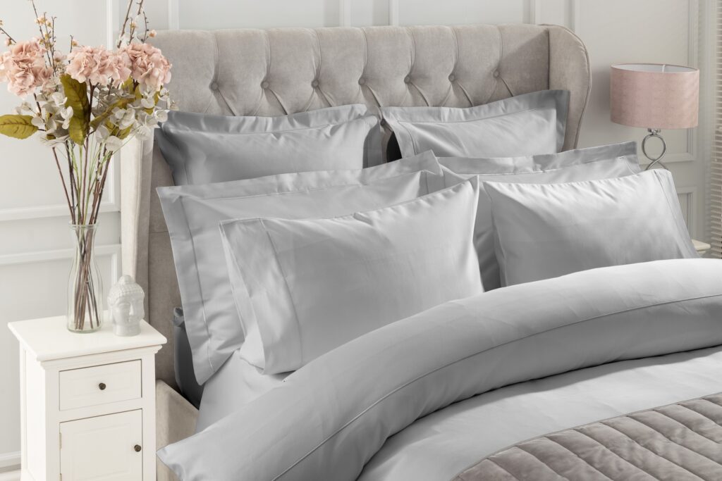 Platinum luxury artisan bedding