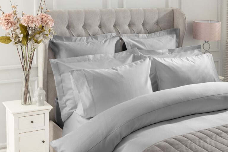 Platinum luxury artisan bedding