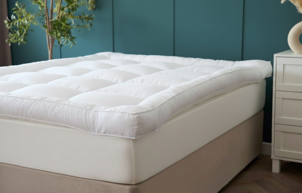 Deep micro fibre mattress topper 10cm