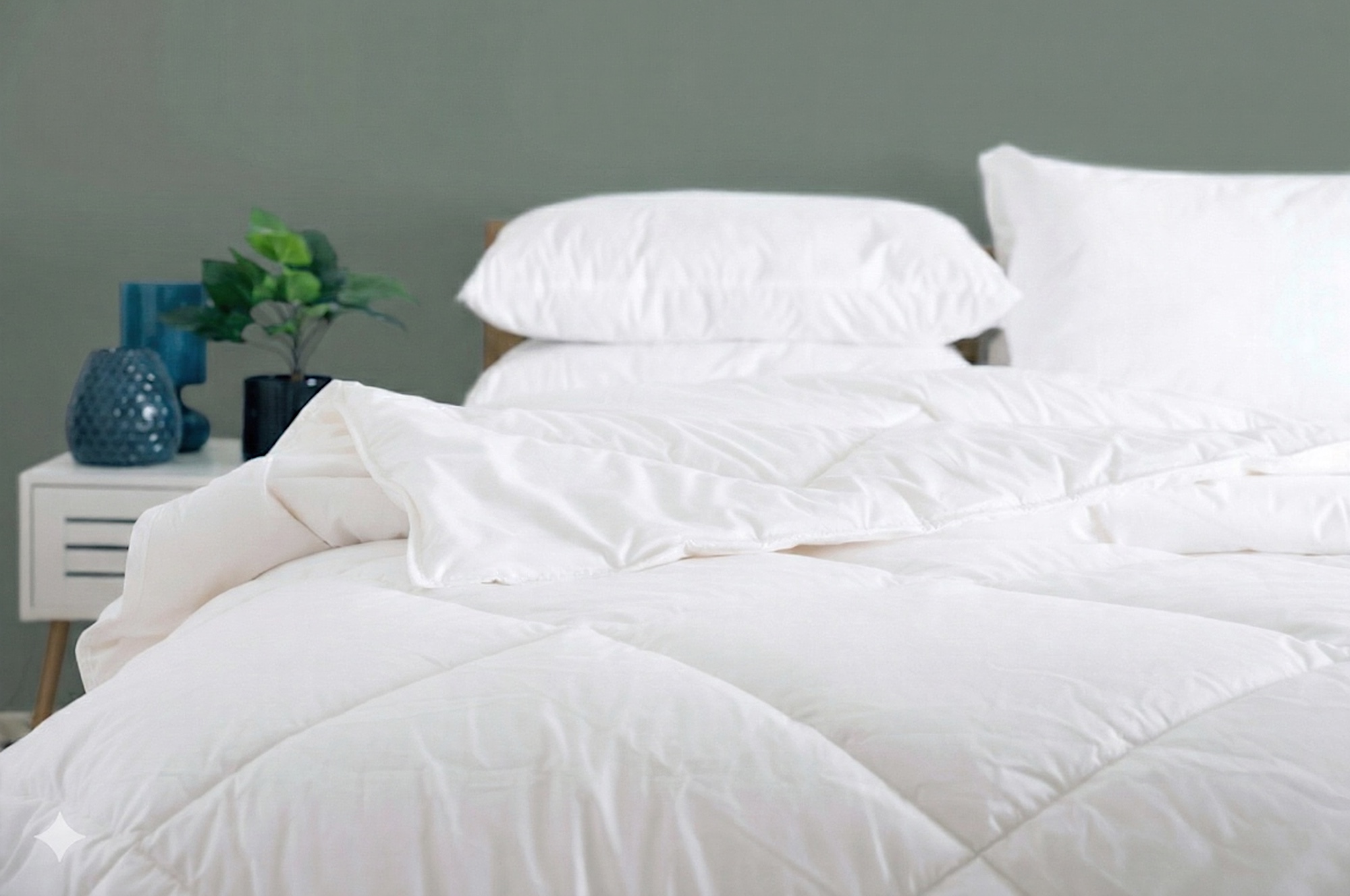 Wool duvet and pillows John Ryan By Design