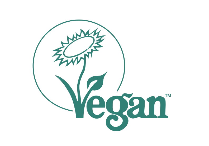 Certified Vegan by the Vegan Society UK.