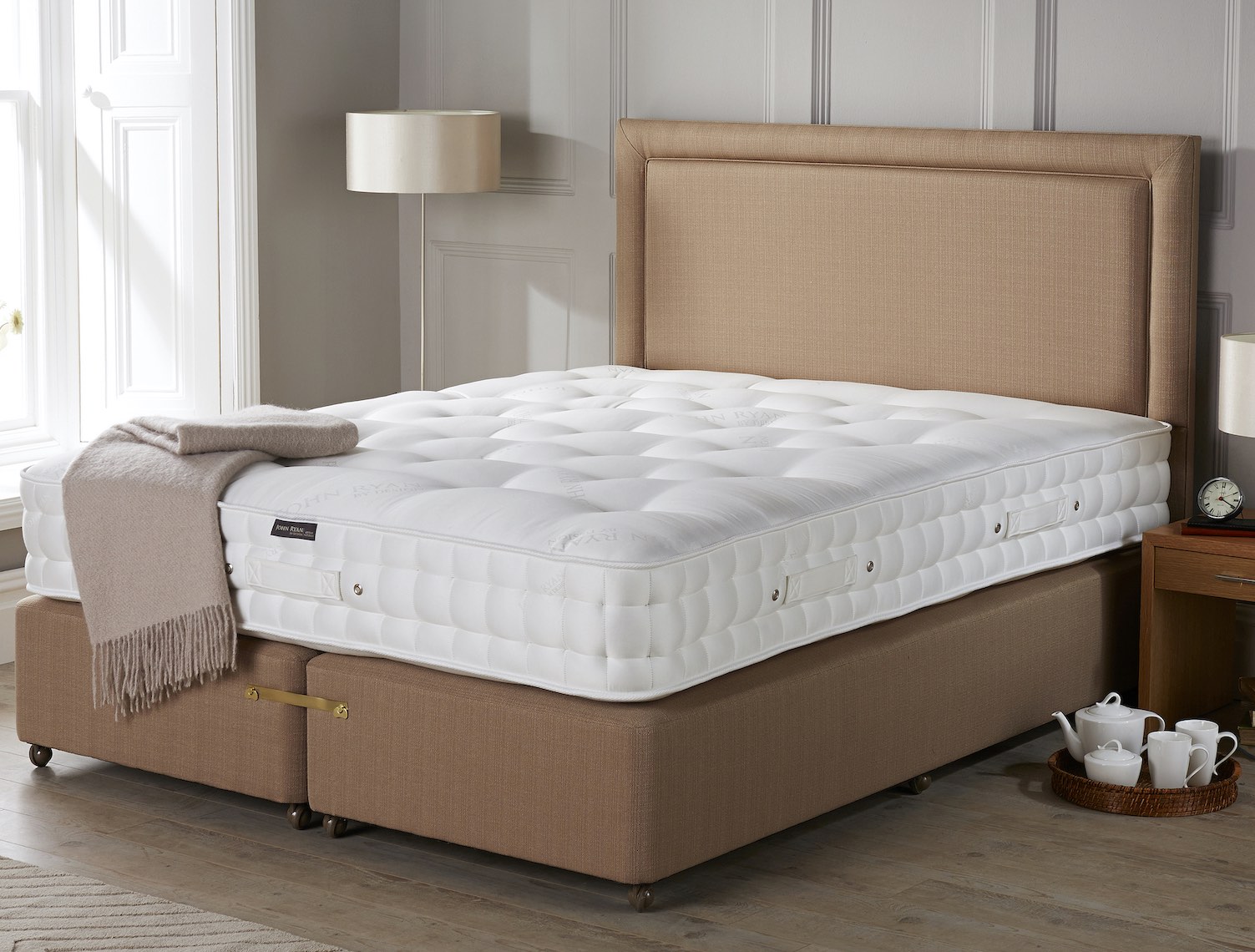 Artisan Naturals pocket sprung mattress in a bright room