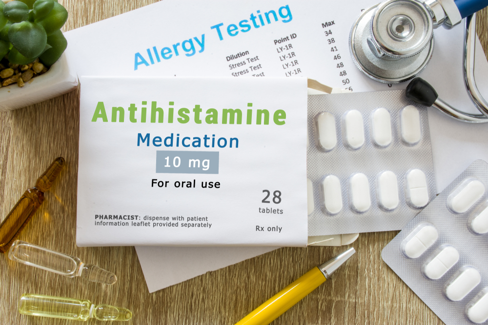 A collection of antihistamine medication can really help hay fever at night